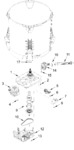 Diagram for Gearcase, Motor And Pump Parts