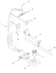Diagram for Upper Wash And Rinse Parts