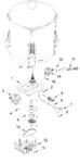 Diagram for Gearcase, Motor And Pump Parts