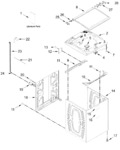Diagram for Top And Cabinet Parts