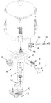 Diagram for Gearcase, Motor And Pump Parts