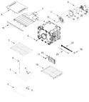 Diagram for Internal Oven Parts