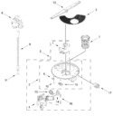 Diagram for Pump, Washarm And Motor Parts