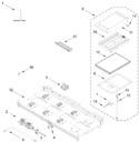 Diagram for Burner Box And Griddle Parts