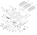 Diagram for Cooktop, Burner And Grate Parts