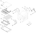 Diagram for Internal Oven Parts (18 In)
