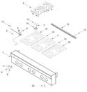 Diagram for Cooktop And Burner Parts