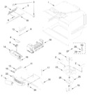 Diagram for Freezer Liner And Icemaker Parts