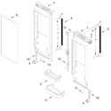 Diagram for Refrigerator Door Parts