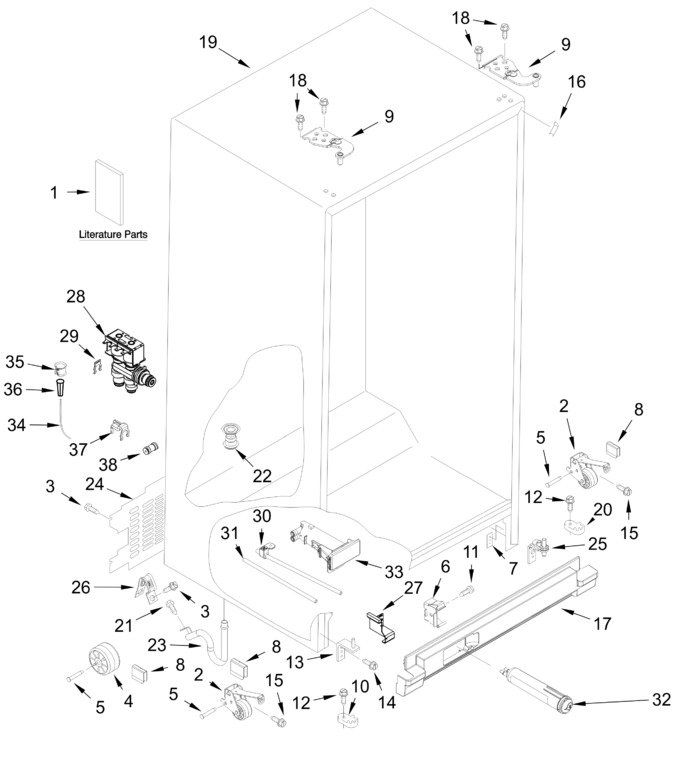 Diagram for WRS315SDHW01