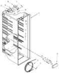 Diagram for Refrigerator Liner Parts