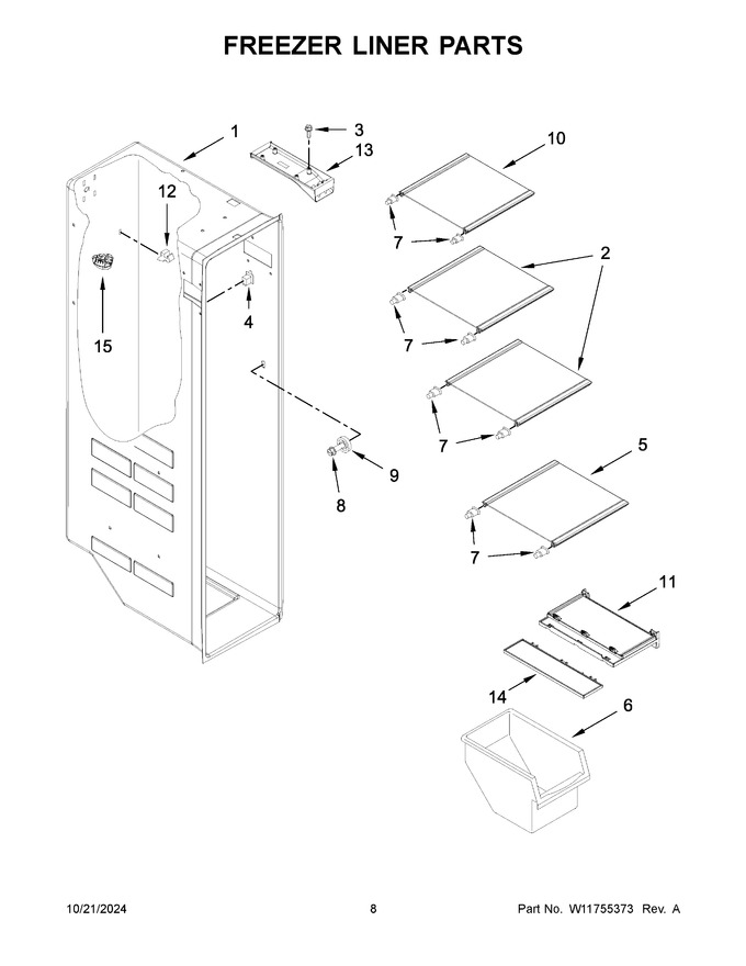 Diagram for WRS555SIHZ09