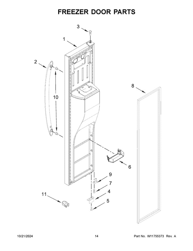 Diagram for WRS555SIHZ09