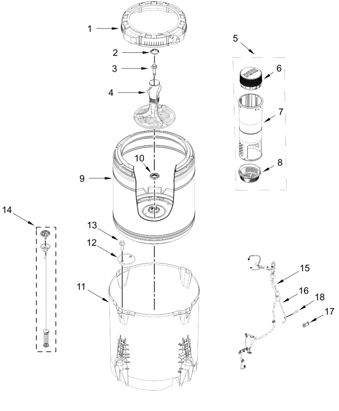 Diagram for MTW7205RR1