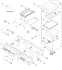 Diagram for Burner Box, Griddle, And Grill Parts
