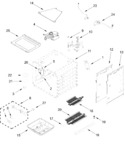 Diagram for 30-in Oven Parts