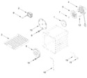 Diagram for 18-in Internal Oven Parts