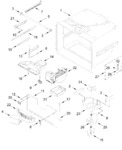 Diagram for Freezer Liner And Icemaker Parts