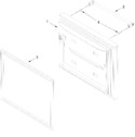 Diagram for Freezer Door Parts
