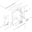 Diagram for Control Panel And Inner Door Parts
