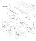 Diagram for Burner Box And Orifice Holder Assembly Parts