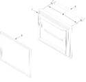 Diagram for Freezer Door Parts