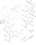 Diagram for Freezer Liner Parts