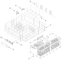 Diagram for Lower Rack Parts