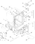 Diagram for Tub And Frame Parts