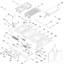 Diagram for Cooktop, Burner, And Grill Parts