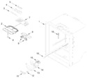 Diagram for Refrigerator Liner Parts