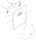Diagram for Control Panel And Inner Door Parts
