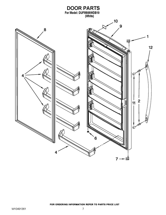Diagram for DUFM505WDB10