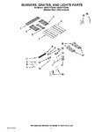 Diagram for 02 - Burners, Grates, And Lights Parts