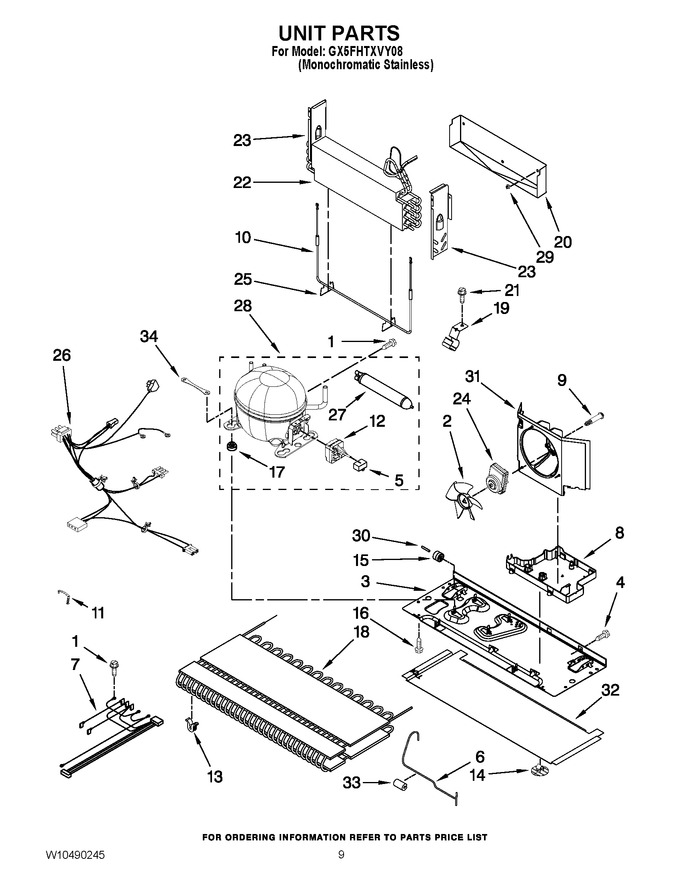 Diagram for GX5FHTXVY08