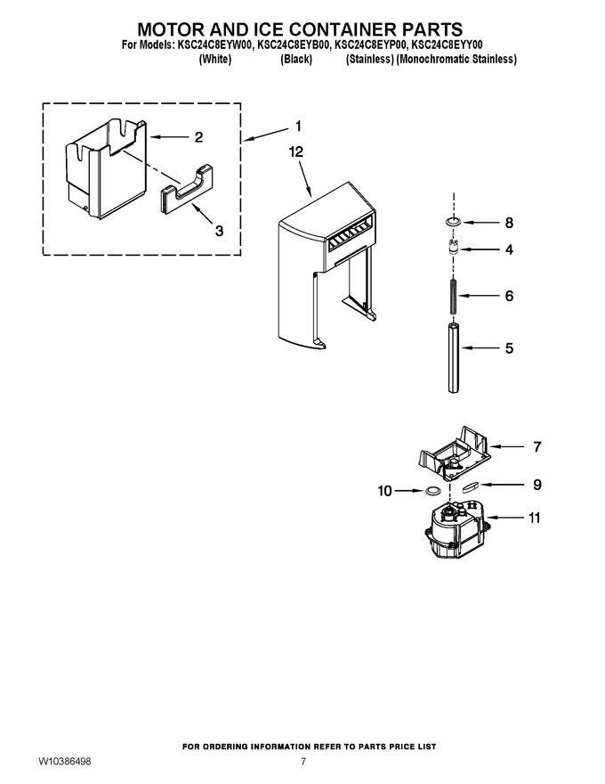 Diagram for KSC24C8EYW00