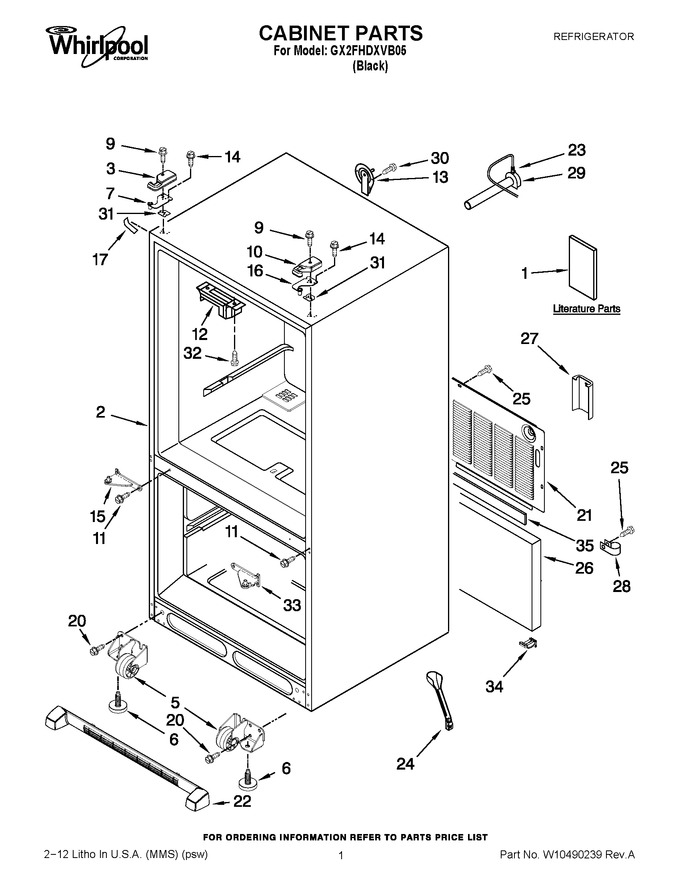 Diagram for GX2FHDXVB05