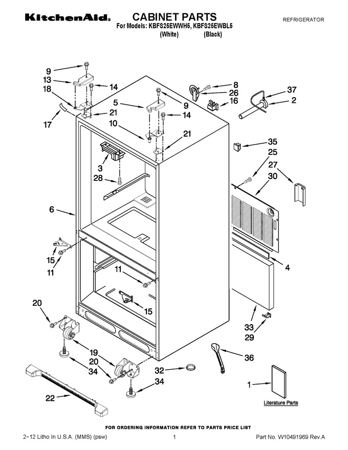 Diagram for KBFS25EWBL5