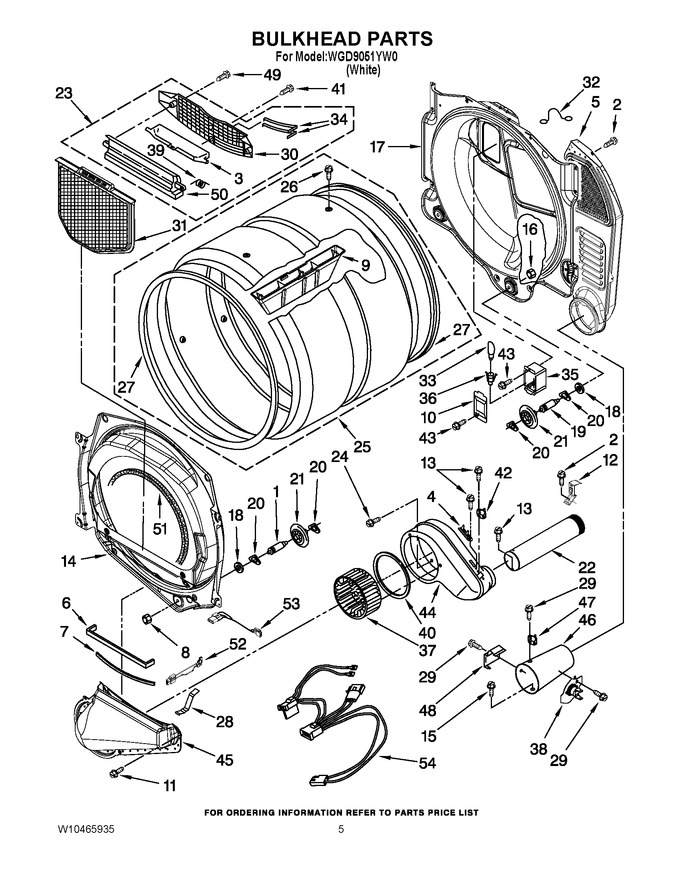 Diagram for WGD9051YW0