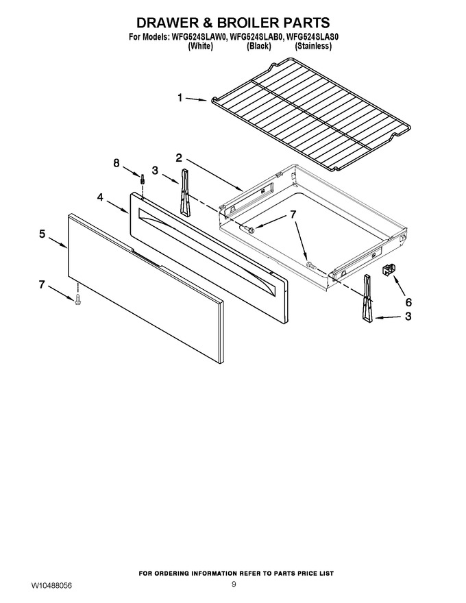 Diagram for WFG524SLAW0