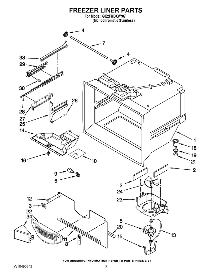 Diagram for GX2FHDXVY07