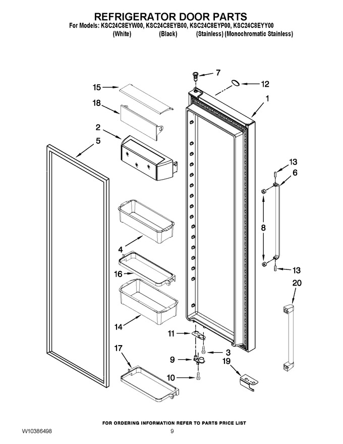 Diagram for KSC24C8EYW00