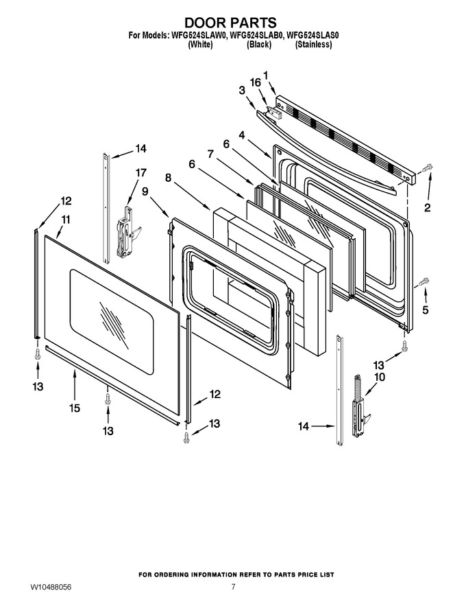 Diagram for WFG524SLAW0