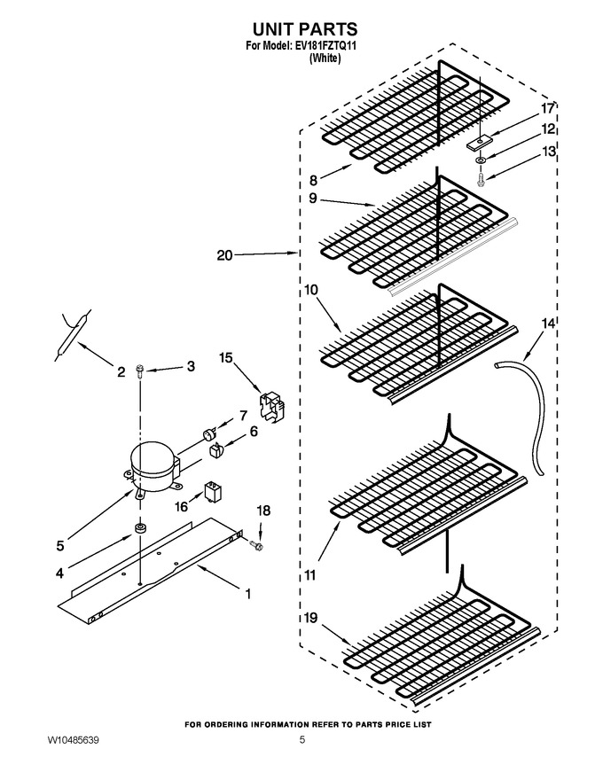 Diagram for EV181FZTQ11