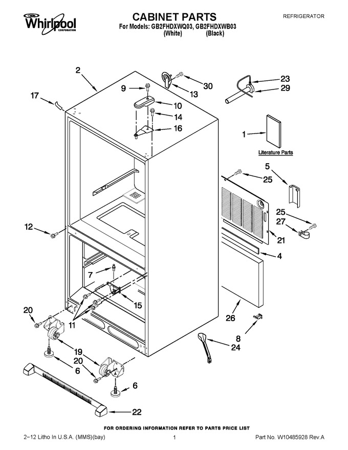 Diagram for GB2FHDXWB03
