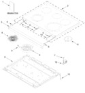 Diagram for Cooktop Parts