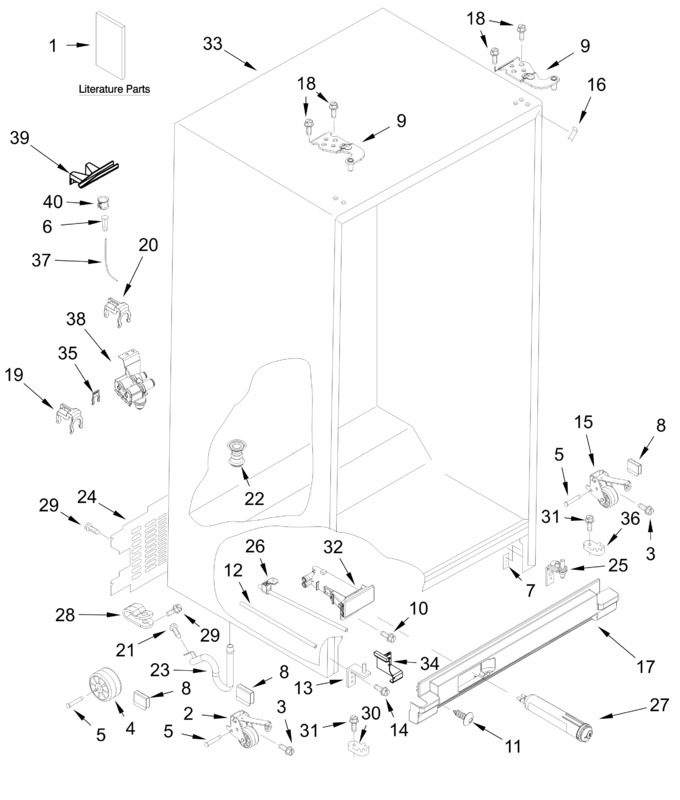 Diagram for WRS325SDHW10
