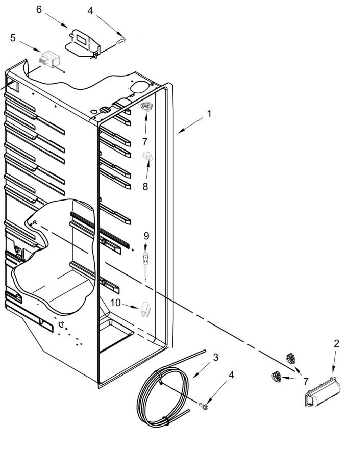 Diagram for WRS325SDHW10