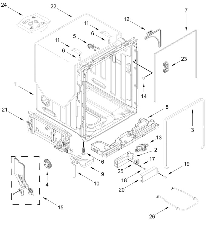 Diagram for WDT740SALZ4