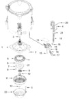 Diagram for Gearcase, Motor And Pump Parts